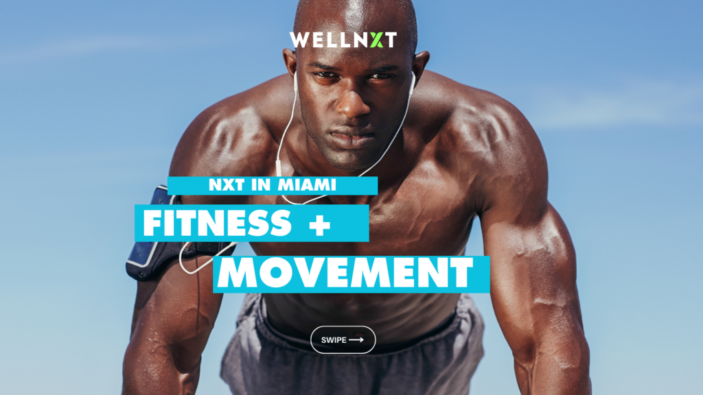 Muscled person exercising