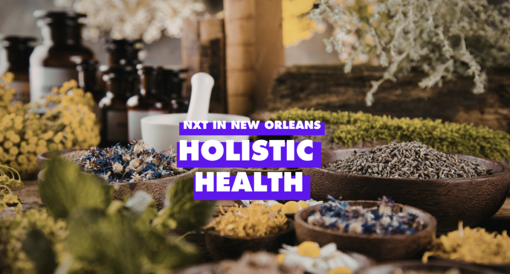 apothecary type setting with herbs and greenery